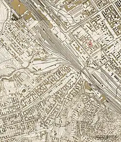 Umgebung des Kiewer Hauptbahnhofs, 1925