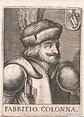 Fabrizio I. Colonna in einem Porträt von 1646