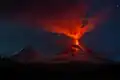 Eruption im Oktober 2016