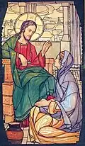 Christus und die Samariterin, Erzengel-Michael-Kirche in Pidberiszi