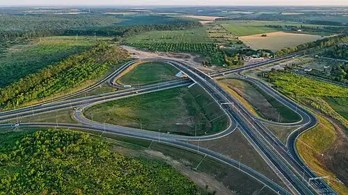 Straße M03 Kiew – Charkiw – Dowschanski