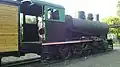 Teilweise restaurierte Dampflokomotive 101 der Hedschasbahn von Hartmann