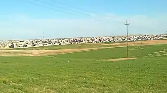 Blick auf das Dorf Zorava