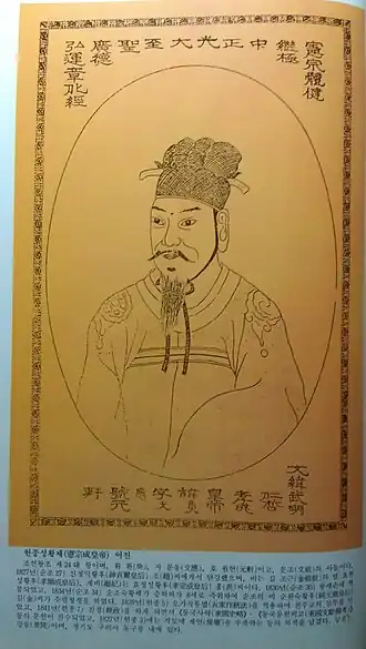 Abbild von König Heonjong