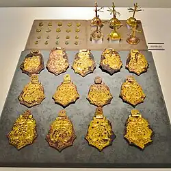 Rüstungsplatten in Blattform
