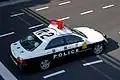 Dachkennzeichnungen der Japanischen Polizei in Tokio