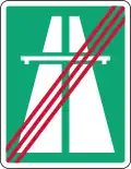 Ende der Autobahn