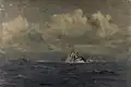 Konvoi im Mondlicht mit Dazzle Camouflage (Norman Wilkinson, 1918)
