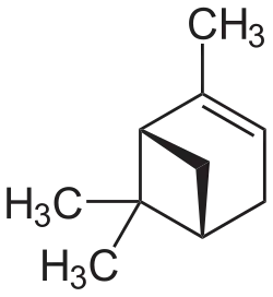 Struktur von (−)-α-Pinen