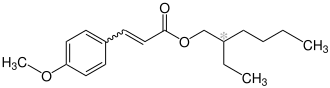Strukturformel von Octoxinat
