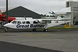 Britten-Norman BN-2A Mk III Trislander noch in den Farben der Great Barrier Airlines