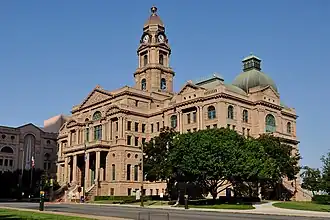 Das Tarrant County Courthouse in Fort Worth