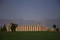 Die „vierzig Türme“ von Kelisan nahe Isfahan, Iran. Die Türme sind miteinander verbunden.