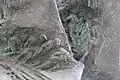 Bergleute beim Schichtwechsel