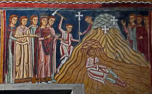 Die heilige Helena findet in Jerusalem das wahre Kreuz Christi.
