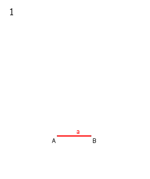 Animation der Konstruktion, die zweite Seitenlänge '"`UNIQ--postMath-00000037-QINU`"' in 9 Schritten