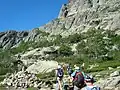 Auf dem Weg zum Lac de Melo