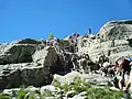 Kleine Hürde auf dem Weg zum Lac de Melo