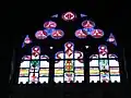 Fenster am Hospital de la Santa Creu i Sant Pau