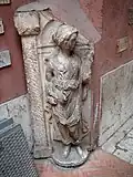 Teil eines römischen Sarkophages