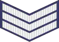 Dienstgradabzeichen eines Sergeant