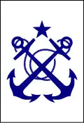 Dienstgradabzeichen eines Petty Officer First Class
