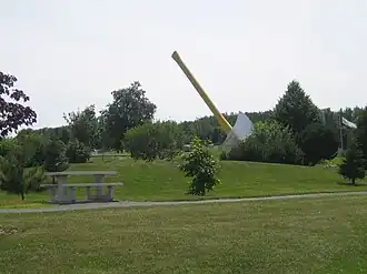 Weltgrößte Axt in Nackawic