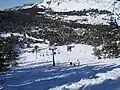 Die Skistation Moulière bei Caille