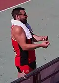 Martin Bingisser war mit seinen 64,62&nbsp;m&nbsp;chancenlos