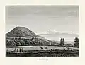 Der Windberg auf einer Zeichnung von 1799