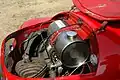 Motor und Tank des F&nbsp;125
