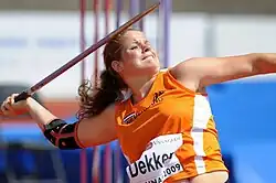 Evelien Dekkers erzielte 46,37&nbsp;m und schied damit&nbsp;aus