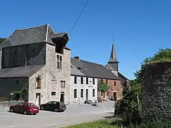 Die Umgebung der Kirche Saint-Nicolas