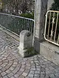 Halbmeilenstein an der Mittweidaer Straße