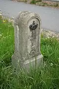 Ganzmeilenstein bei Burgstädtel