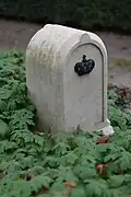 Halbmeilenstein im OT Gesau