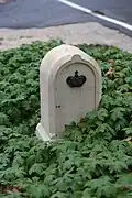 Halbmeilenstein im OT Gesau