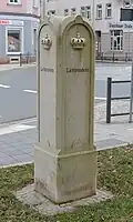 Stationsstein in der Glauchauer Straße