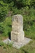 Ganzmeilenstein Burgstädter Str./Ostring