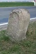 Ganzmeilenstein südlich von Mügeln