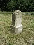 Überarbeiteter Ganzmeilenstein im OT Nennigmühle