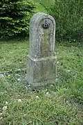 Ganzmeilenstein an der Geyerschen Straße