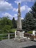 Kursächsische Postmeilensäule von 1727.