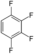 Struktur von 1,2,3,4-Tetrafluorbenzol