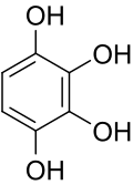 Struktur von 1,2,3,4-Tetrahydroxybenzol
