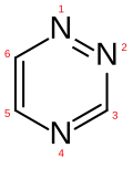 1,2,4-Triazin (korrekt)