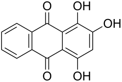 Strukturformel von Purpurin