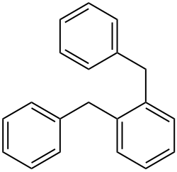 Strukturformel von 1,2-Dibenzylbenzol
