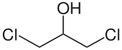 Strukturformel von 1,3-Dichlor-2-propanol