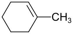 1-Methylcyclohexen mit einer endocyclischen Doppelbindung